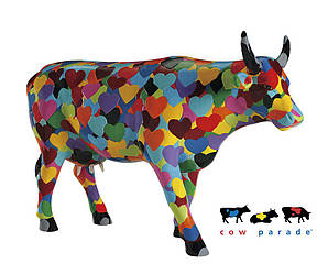 Колекційна статуетка корова Heartstanding Cow, Size L