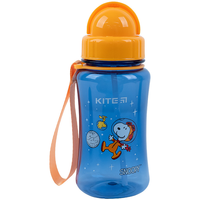 Пляшка для напоїв пласт. "Kite" 350мл SN-1 синя SN21-399-1