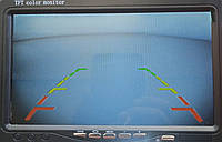 Монитор 7 дюймов 800*480 автомобиль для камеры заднего ВИДА . AV 1 . AV 2 . Подключение 2 камеры