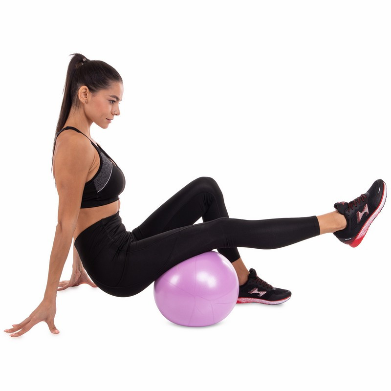 Мяч для пилатеса Record Pilates ball Mini Pastel (FI-5220) 30, Фиолетовый - фото 6 - id-p1583464703