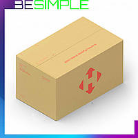 Почтовая коробка квадратная 5 кг 40х24х20 / Гофро-картонная коробка для перевозки вещей / Гофроящик