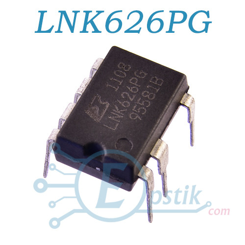 LNK626PG, AC/DC перетворювач, DIP7