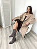 Жіноче кашемировое пальто оверсайз з італійського кашеміру 40-52, фото 9
