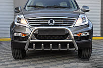 Кенгурятник WT003 нерж SsangYong Rexton II 2012-