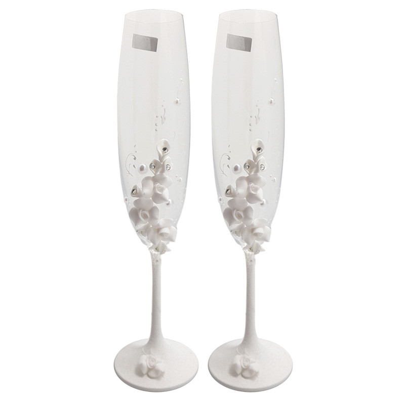 Весільні фужери Love 2шт (h-26,5 см см, 190 мл) (199-1020), фото 1