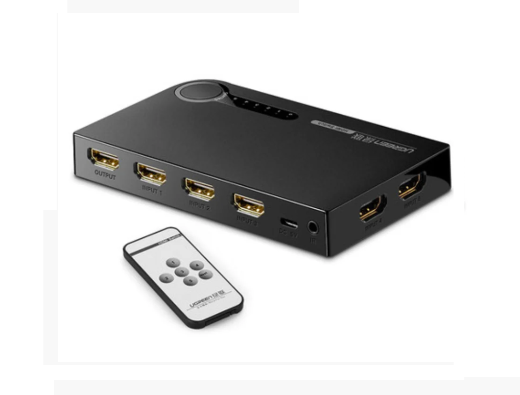 Спліттер Ugreen HDMI 1х5 40205 Комутатор Розгалужувач