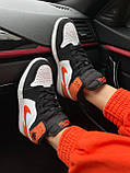 Чоловічі / жіночі кросівки Nike Air Jordan 1 Retro ORANGE PATENT SWOOSH | Найк Аір Джордан 1 Помаранчеві, фото 8