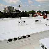 Полісечовина ручного нанесення гідроізоляція покрівлі терас Neoproof Polyurea R (А+В) 19 кг біла, фото 3