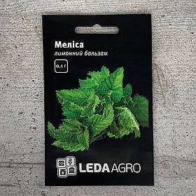 Меліса Лимонний бальзам 0,1 г насіння пакетоване Leda Agro