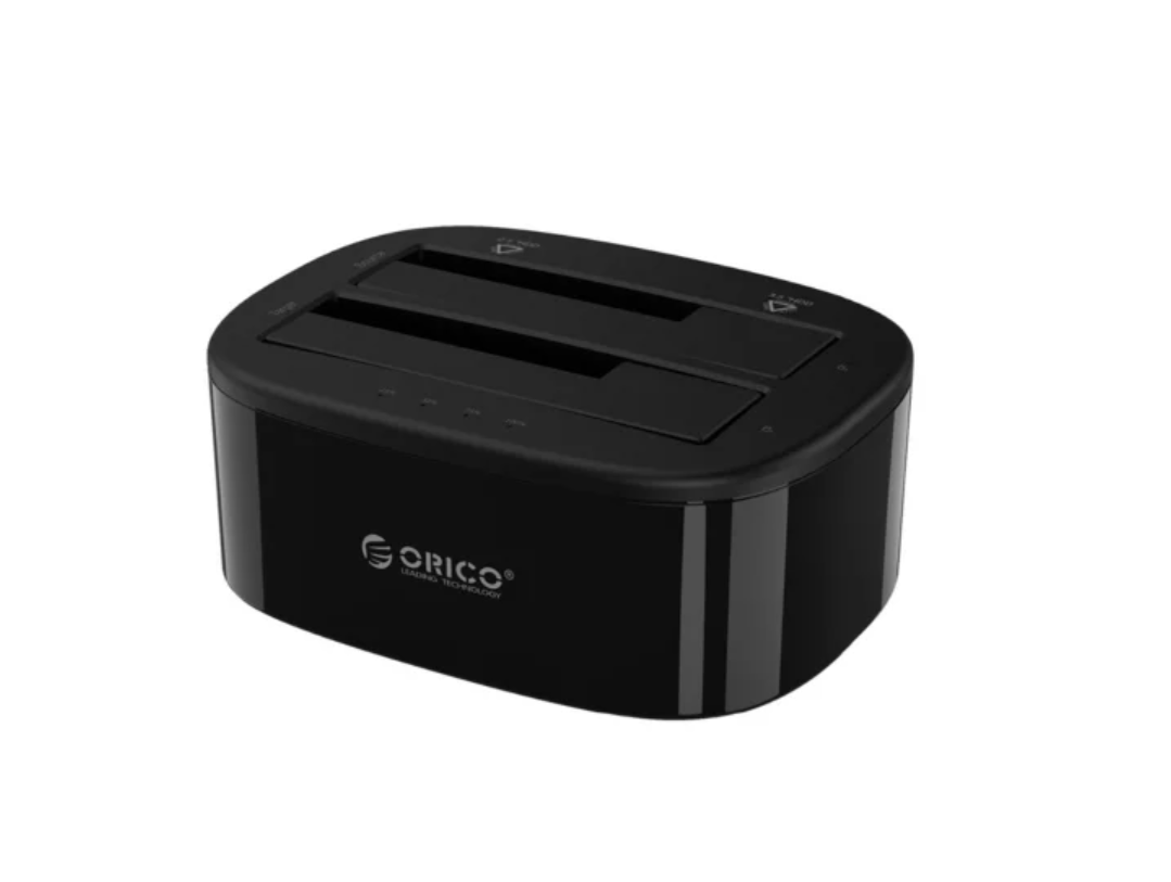 Док станція для HDD, SSD 2.5" 3.5" SATA III USB3.0 ORICO 6228US3-C з функцією клонування, фото 1