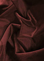 Портьерная ткань для штор бархат темно-бордового цвета №15