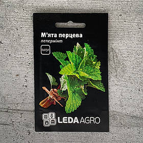 М'ята перцева Пепермінт 0,03 г насіння пакетоване Leda Agro