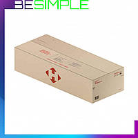 Почтовая коробка длинная 30 кг 100х40х30 / Гофро-картонная коробка для перевозки вещей / Гофроящик