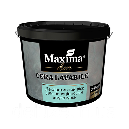 Декоративний віск для рельєфних штукатурок Cera Lavabile, 0.45кг, ТМ "Maxima"