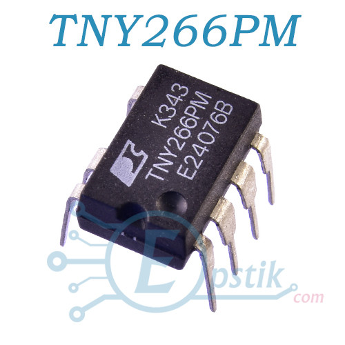 TNY266PM, ШІМ контролер, Low Power Off-line switcher, DIP7