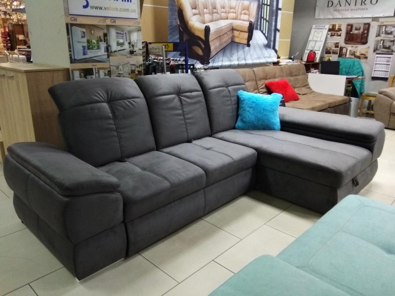 Диван кутовий Денвер (Лондон) 2 Віко чорний