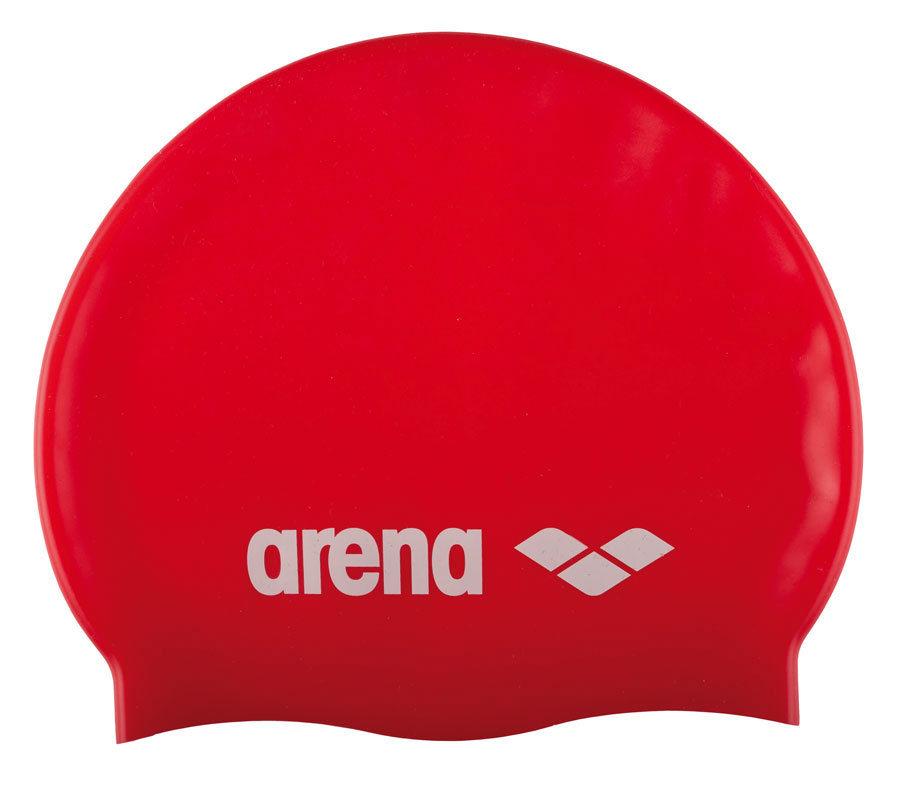 Шапочка для плавання Arena CLASSIC SILICONE арт.91662-044 колір: червоний/білий