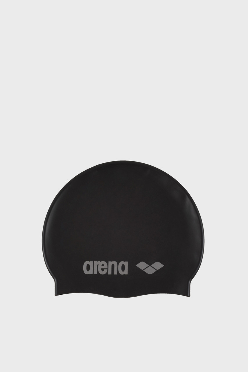 Шапочка дитяча для плавання Arena CLASSIC SILICONE JR арт.91670-055 колір: чорний/сірий