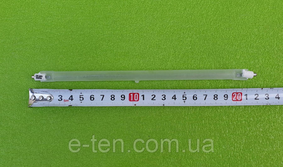 Нагрівач галогеновий (лампа зі спіраллю) 400W / 220V / L=22см до інфрачервоних обігрівачів, електрогріля