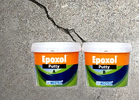 Епоксидна шпаклівка для ремонту бетону, металу, кераміки Epoxol liquid упак 6 кг