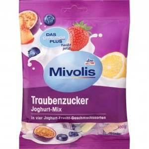 Декстроза Mivolis Traubenzucker Joghurt-Mix, 100 г (30шт)