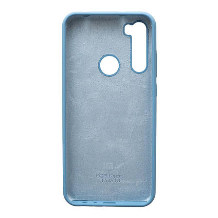 Чохол Silicone Case Premium для Xiaomi Redmi Note 8T NEW Azure 10 (закритий низ), фото 3