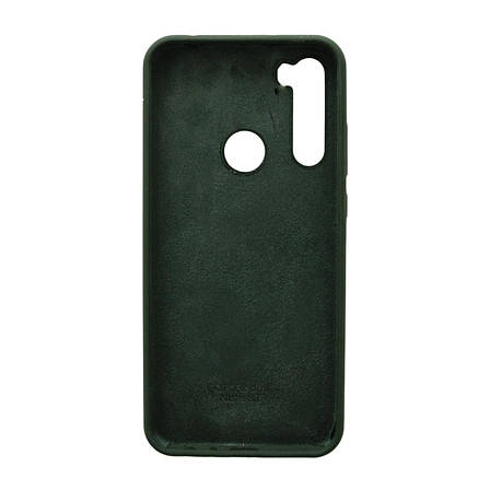 Чохол Silicone Case Premium для Xiaomi Redmi Note 8T NEW Dark Green 22 (закритий низ), фото 3
