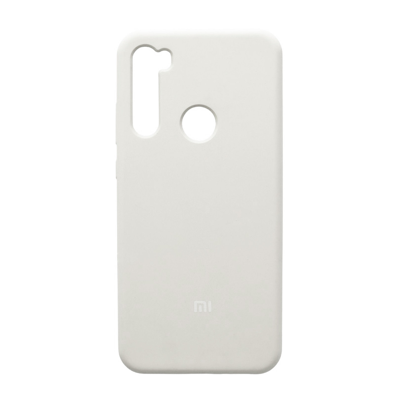 Чохол Silicone Case Premium для Xiaomi Redmi Note 8T NEW White 9 (закритий низ)