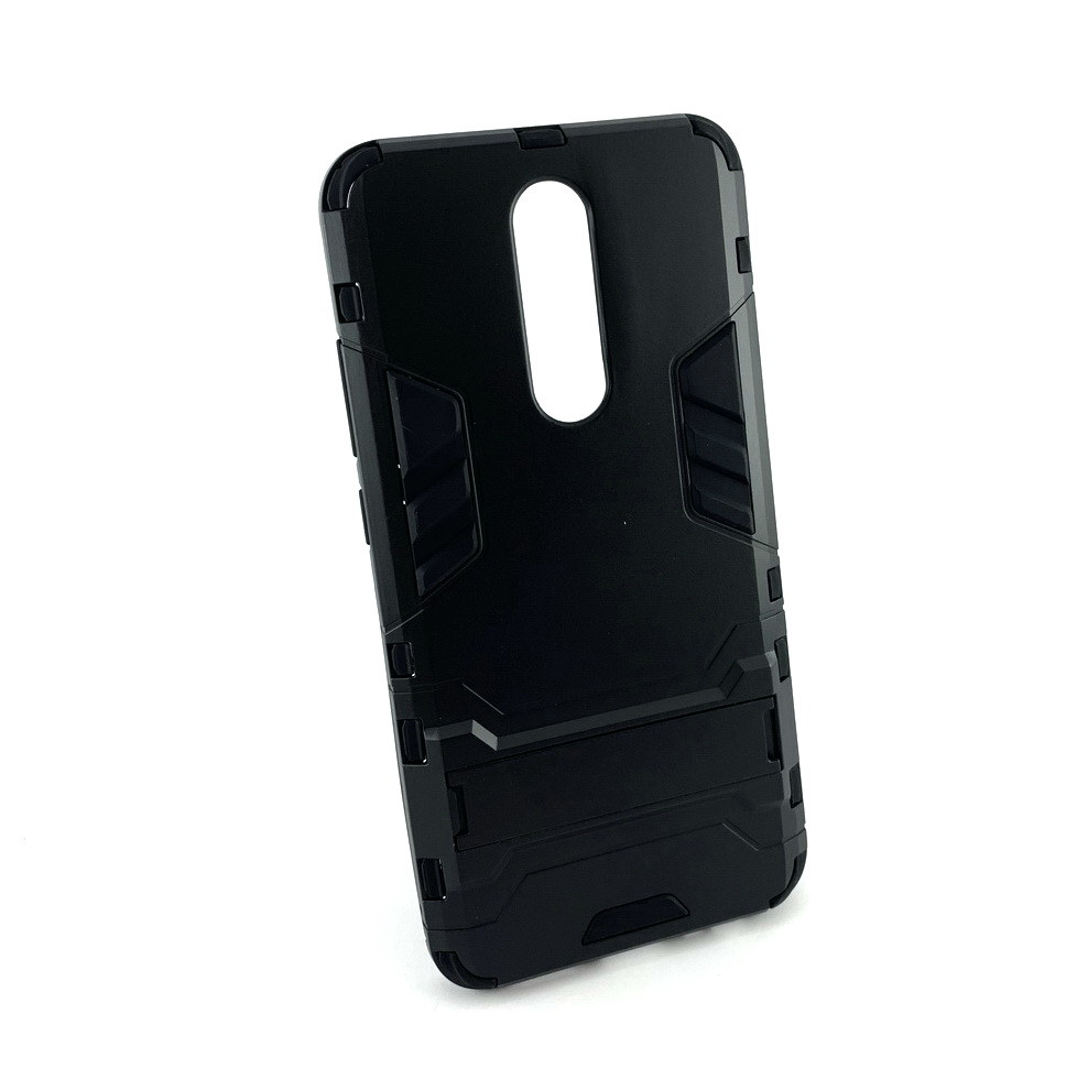 Чохол на Xiaomi Redmi 8 накладка Armor протиударний з підставкою пластик-силікон чорний