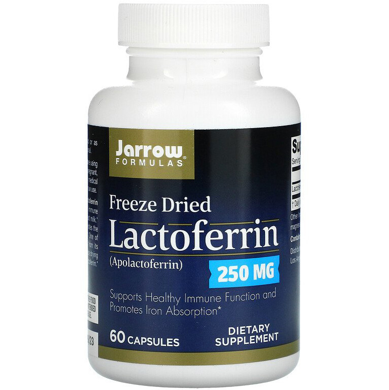Jarrow Formulas "Lactoferrin" 250 мг (60 капсул) - Купить лактоферрин ...