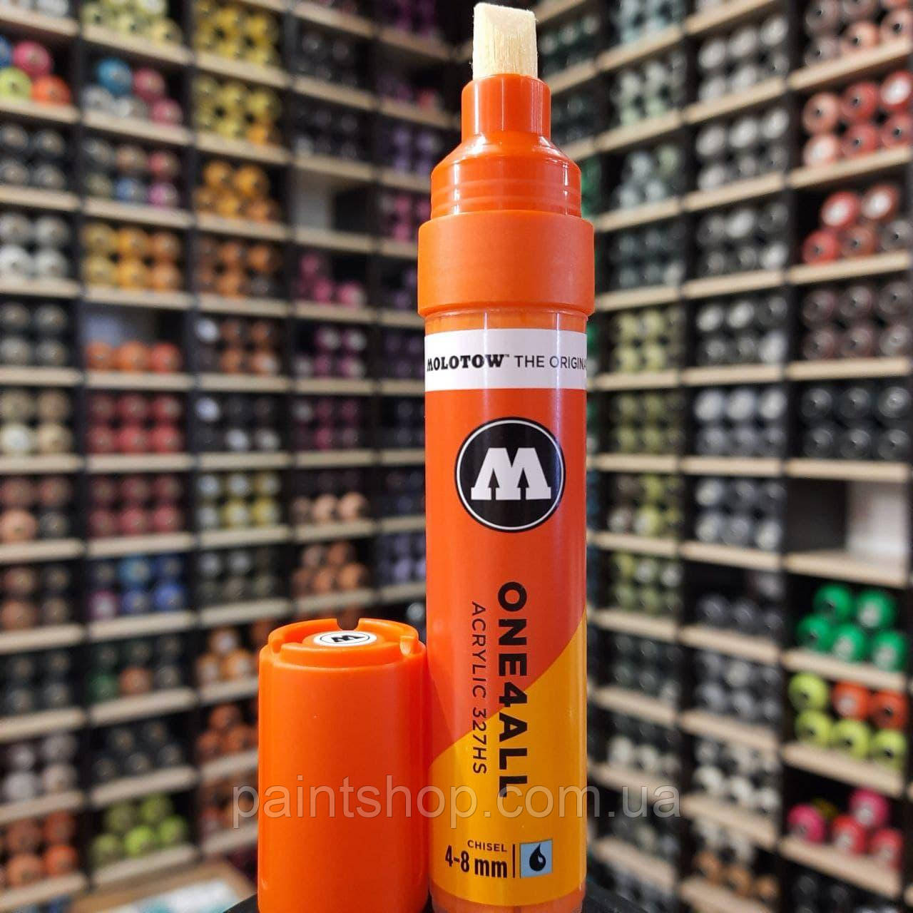 Акриловий маркер Molotow ONE4ALL 327HS Dare Orange (Помаранчевий) 4-8 мм