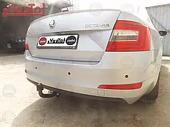 З'ємний гак фаркоп на Skoda Octavia A7 2013-2020 (Шкода Октавія А7)