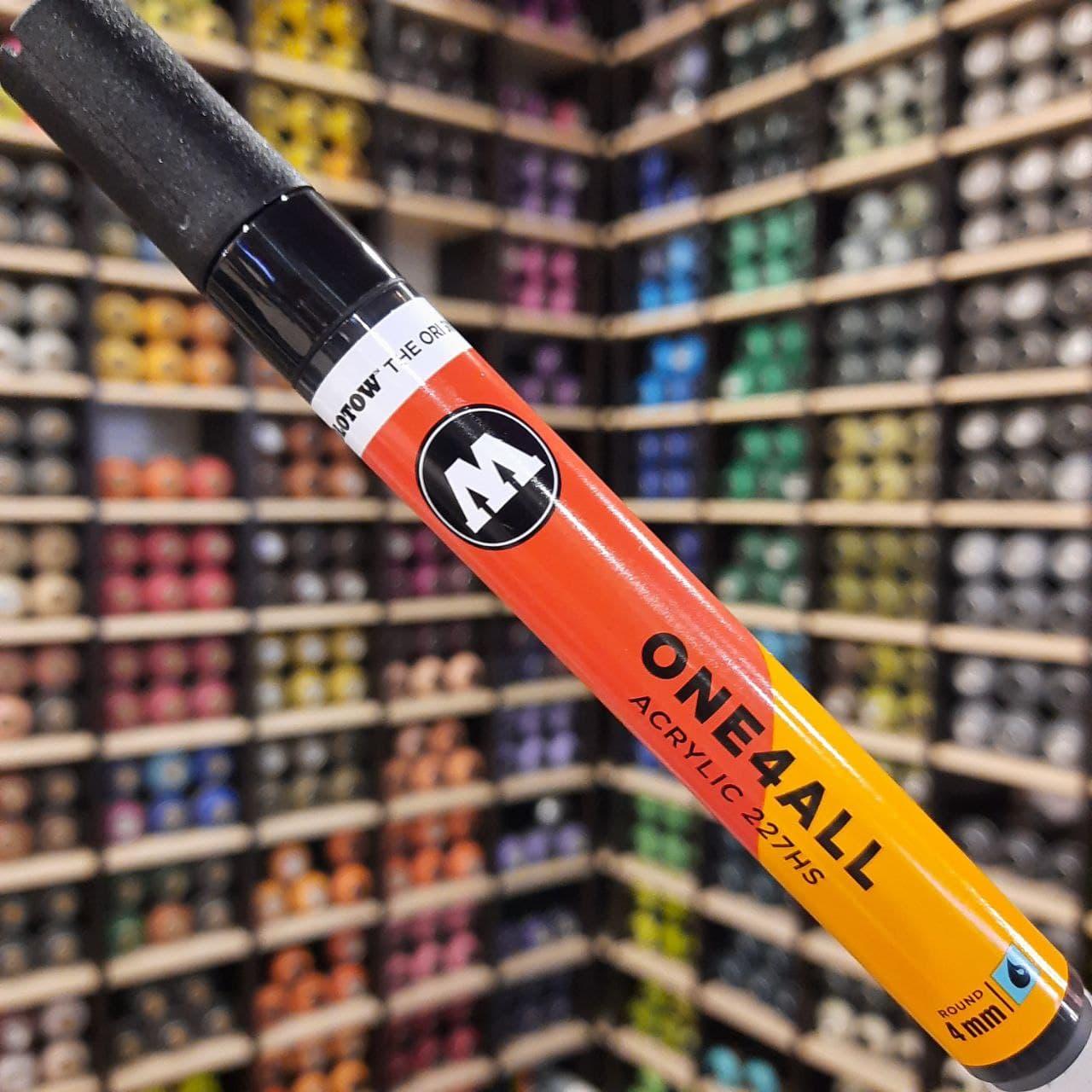 Акриловий маркер Molotow ONE4ALL 227HS Signal Black (Чорний) 4 мм, фото 1