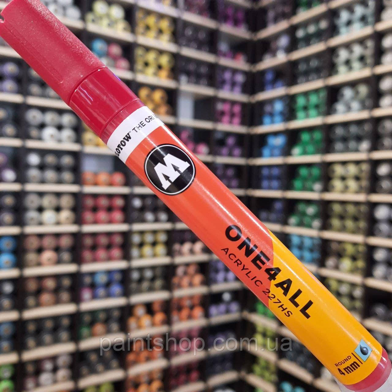 Акриловий маркер Molotow ONE4ALL 227HS Traffic Red (Червоний) 4 мм