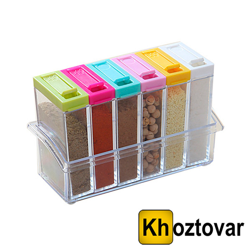 Набір ємностей для спецій Seasoning Set, фото 1