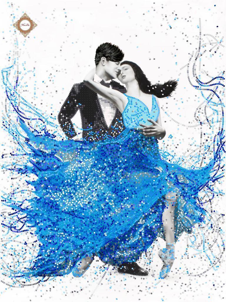 Схема для вишивки бісером СЛ-3388 The lovers dance, фото 1
