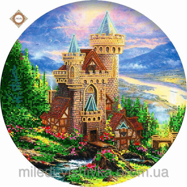 Схема для часткової вишивки бісером "Старий замок"