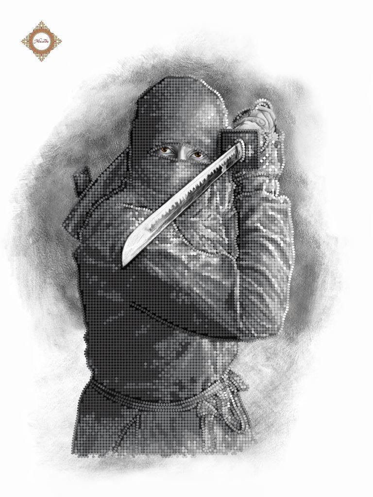 Схема для вишивання бісером СЛ-3349. Ніндзюцю, фото 1