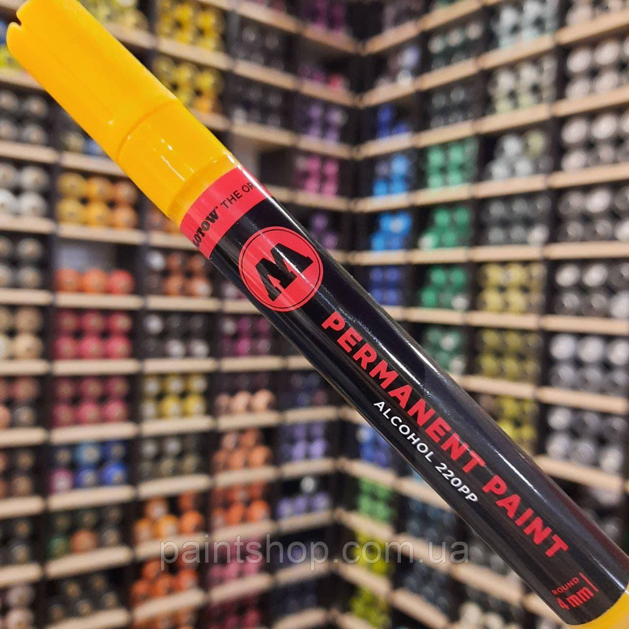 Маркер спиртовий Molotow 220PP Zinc Yellow (Жовтий) 4 мм