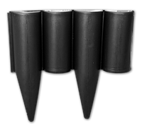 Палисад PALGARDEN, черный, 2,5 м, OBP1202-002BK