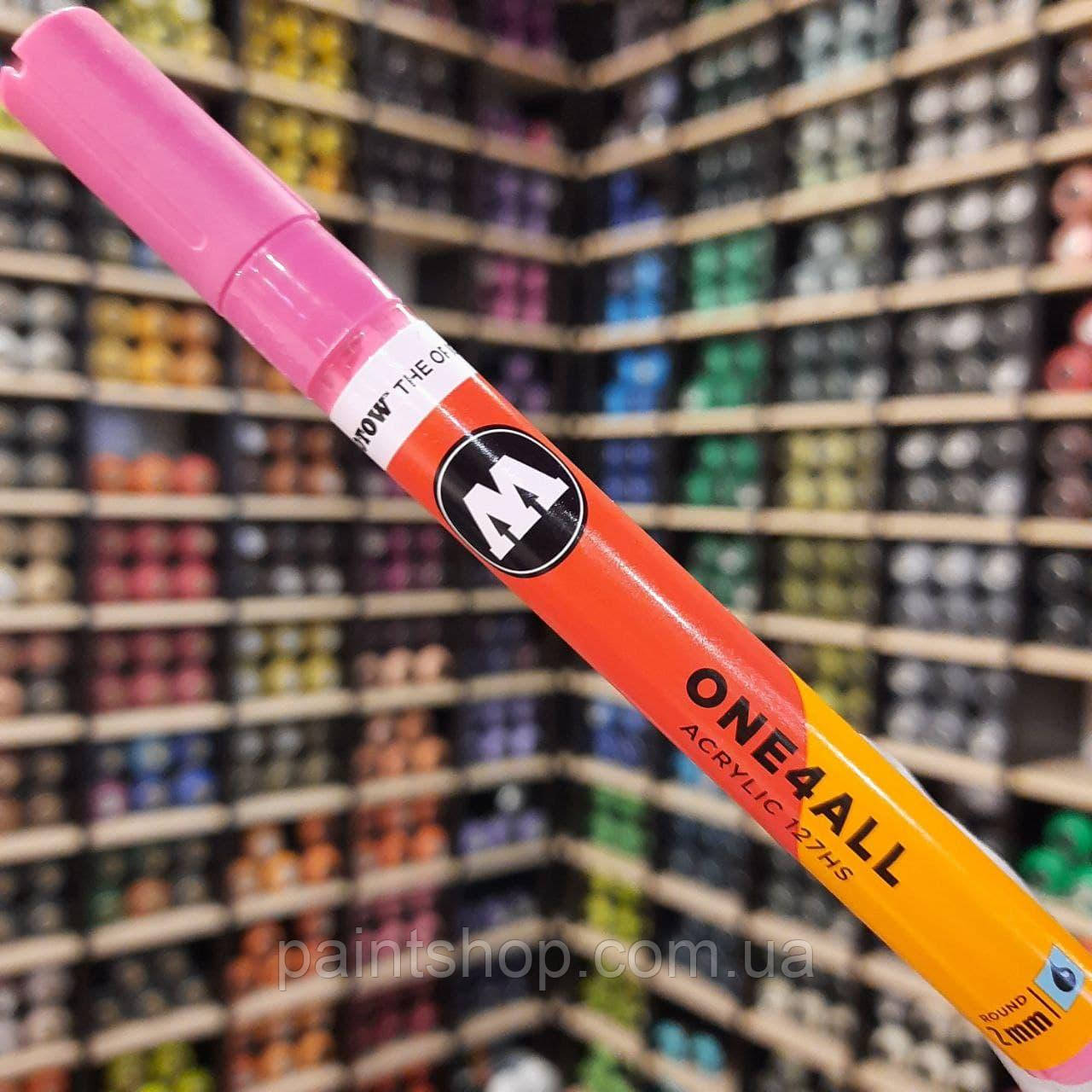 Акриловий маркер Molotow ONE4ALL 127HS Neon Pink (Рожевий) 2 мм