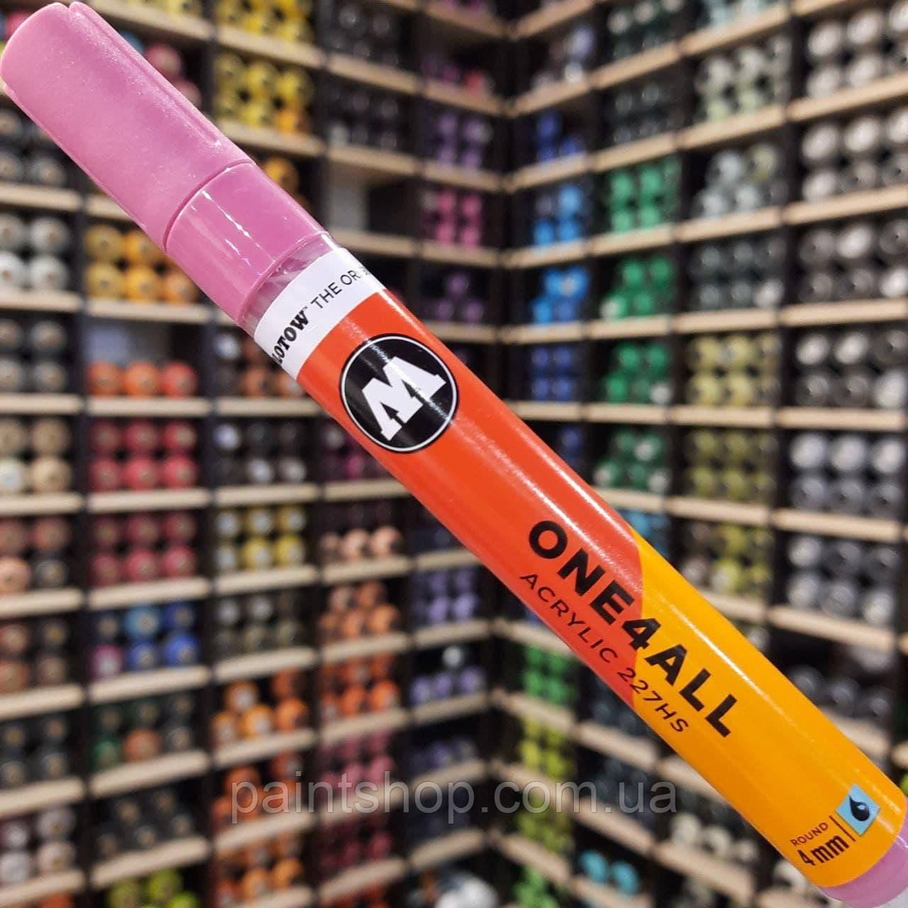Акриловий маркер Molotow ONE4ALL 227HS Fuchsia Pink (Рожевий) 4 мм