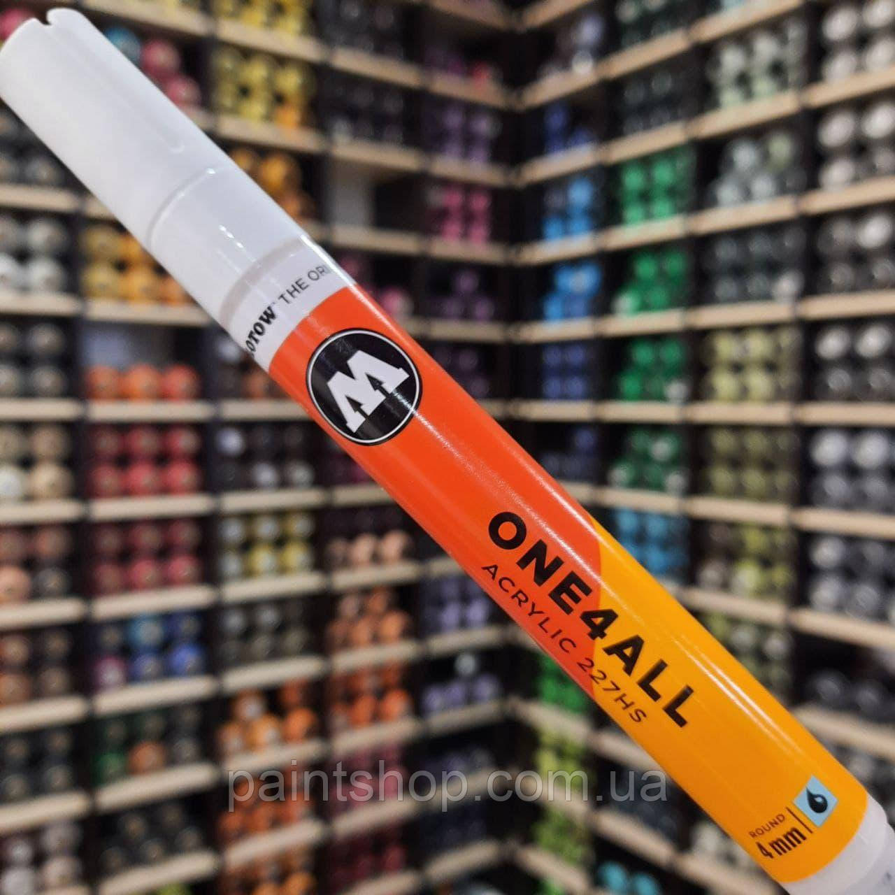 Акриловий маркер Molotow ONE4ALL 227HS Signal White (Біла) 4 мм