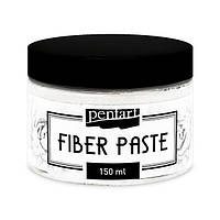 Паста структурная Pentart Fiber Paste белая 150 мл, для объемных структур