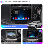 Junsun 4G Android магнітолу для Fiat Freemont Dodge Journey 2012 - 2020, фото 2