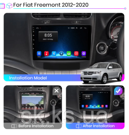 Junsun 4G Android магнітола для Fiat Freemont 2012 - 2020