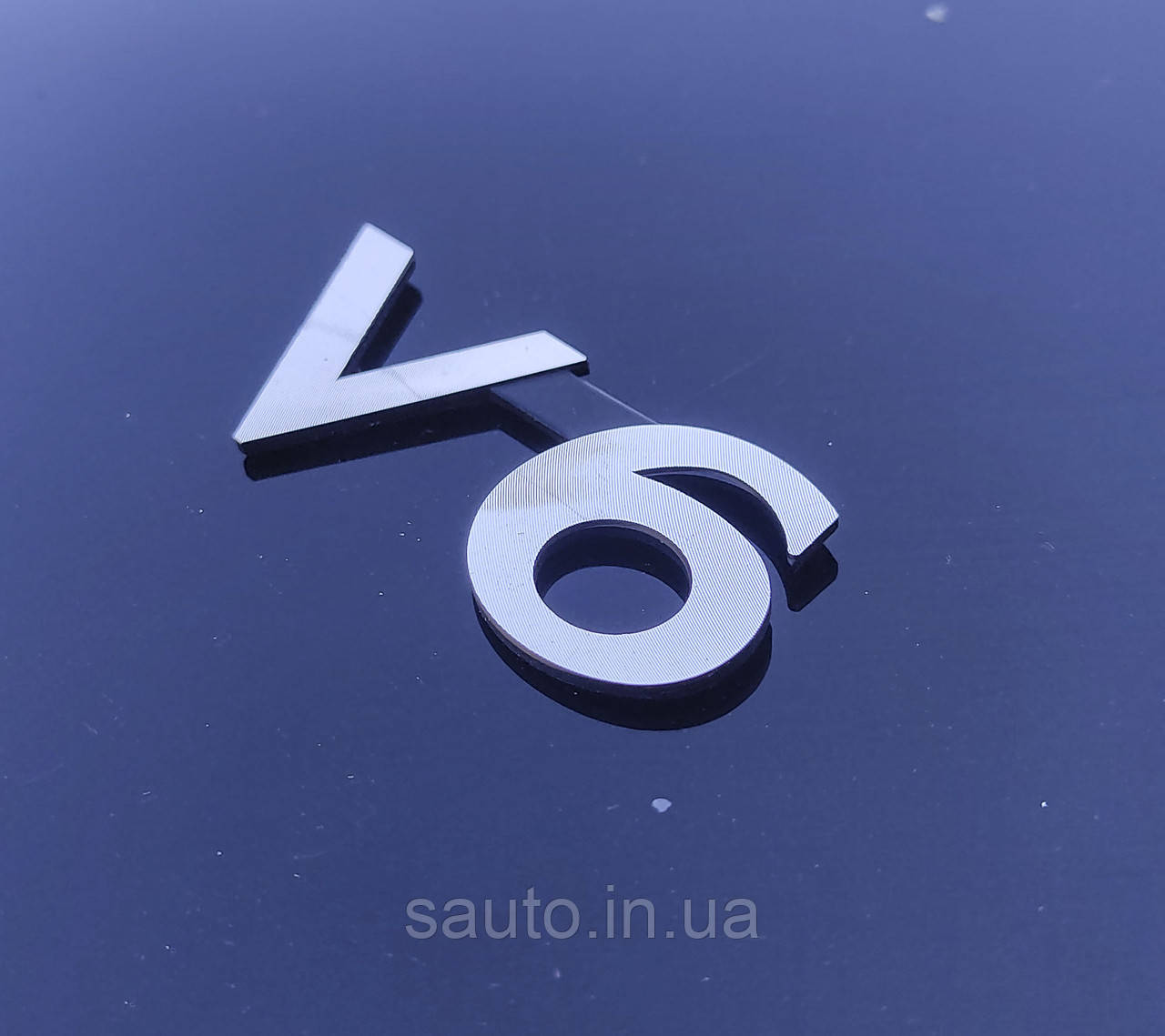 Емблема V6, автомобільна наклейка, логотип, знак, шильдик