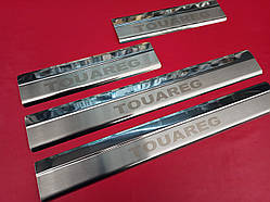 Накладки на пороги для Volkswagen Touareg 2010-2017