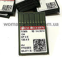 Голки промислові 22 клас прямострочка DPx5 10 шт №90/14 Німеччина Groz-Beckert