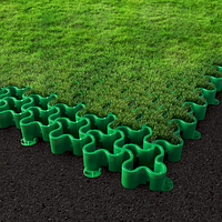Решітка газонна Easy Pave зелена 399мм*595мм*48мм, 0,24м2/шт, екопокриття